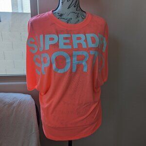 SuperDry Sports Wide Sleeve Top
